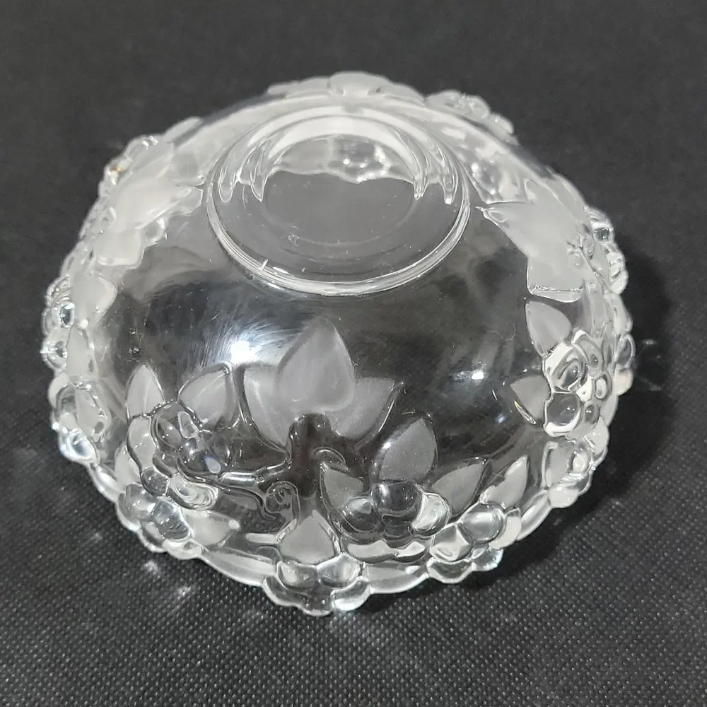 Glass candy bowl
